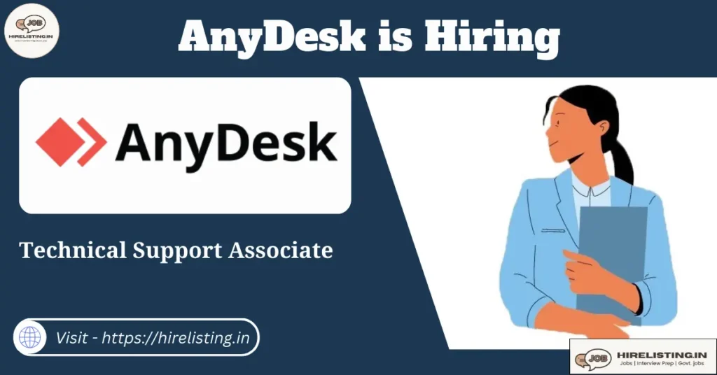 AnyDesk is hiring Technical Support
